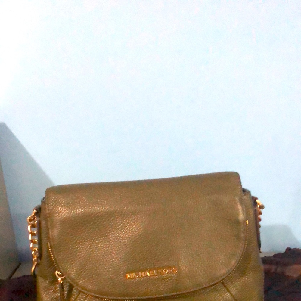 Michel kors hand bag green